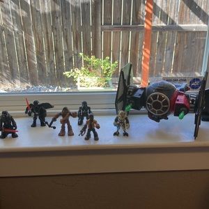 budle of playskool star wars guys